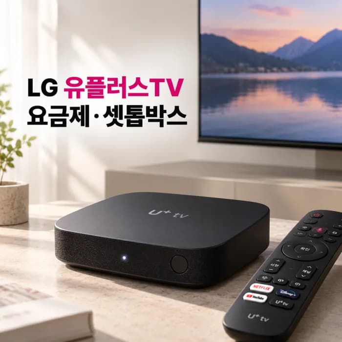 LG 유플러스TV 요금제 셋톱박스 비교, 실속형·프리미엄 UHD4 선택 기준