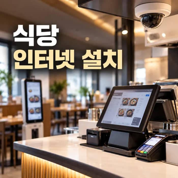 식당 인터넷 설치 전 확인할 것, POS·CCTV·테이블오더까지 연결한다면?