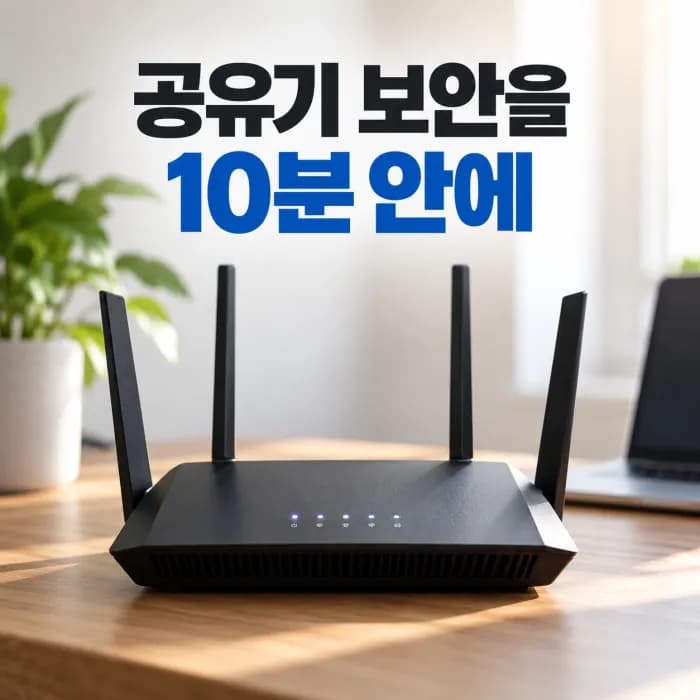 공유기 보안 설정 10분 만에 점검하는 6가지 방법