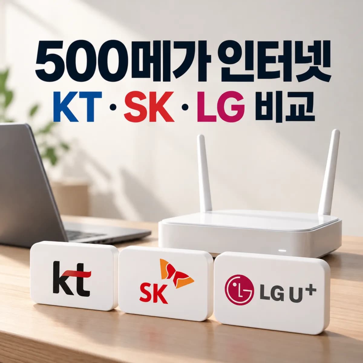 500메가 인터넷 신규가입 사은품 KT·SK·LG 차이, 실제 가장 저렴한 곳은?
