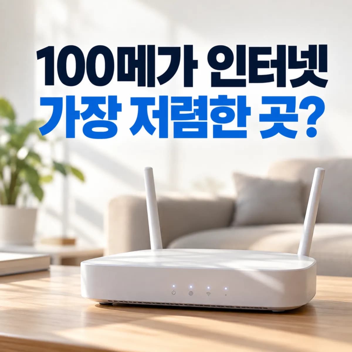 100메가 인터넷 가장 저렴한 곳은 어디일까? 통신 3사와 알뜰인터넷 3년 비용 비교