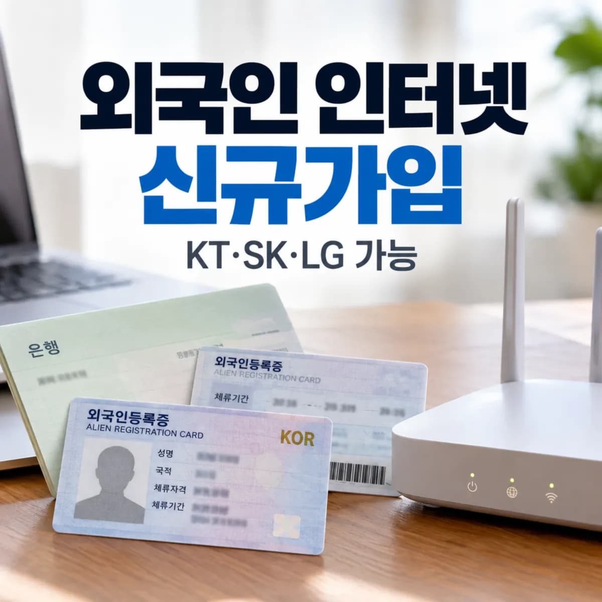 외국인 인터넷 신규가입 가능할까? KT·SK·LG 필요 서류와 체류기간 조건
