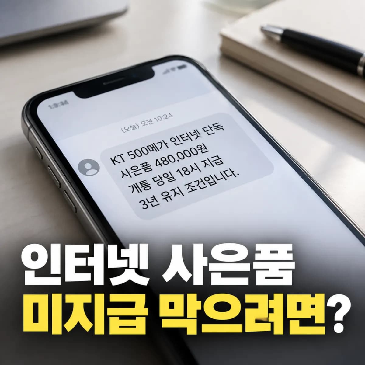 인터넷 사은품 미지급 막으려면? 가입 전 문자로 남겨야 할 금액·지급일·조건
