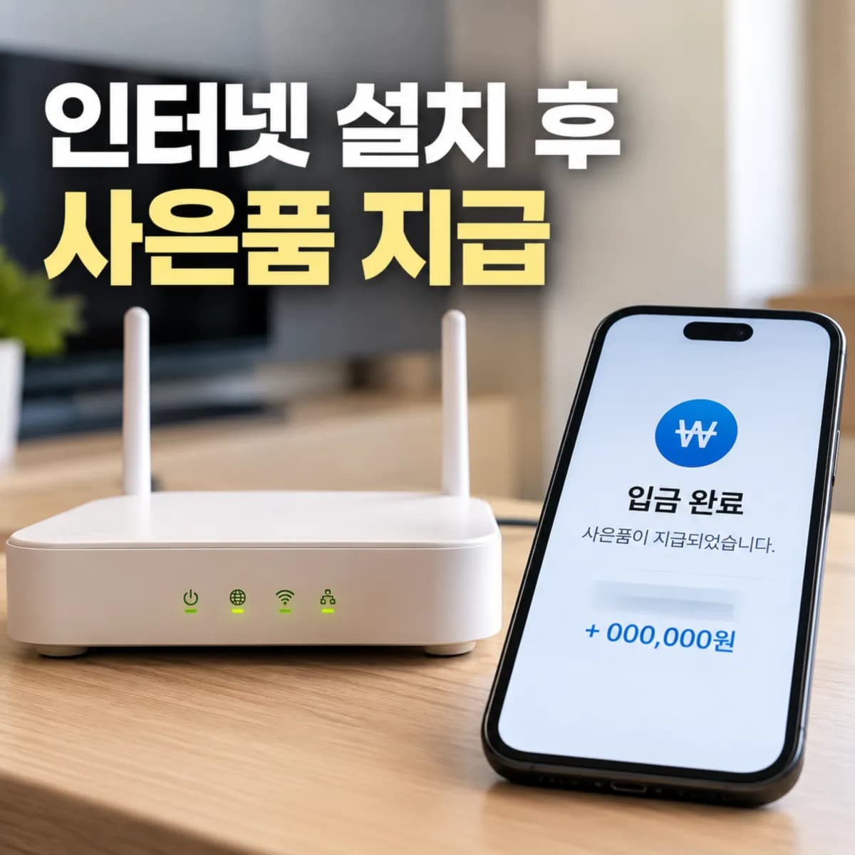 인터넷 설치 후 사은품 받으려면 개통 확인 전화해야 할까? 당일 지급 절차