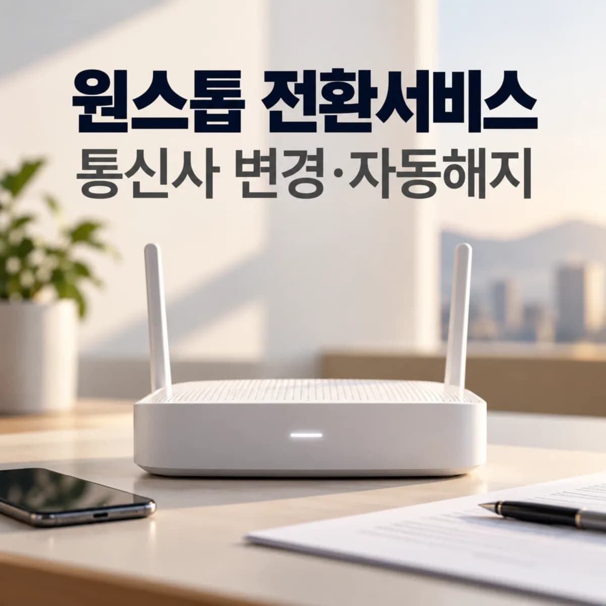 원스톱 전환서비스 신청 방법, 인터넷 통신사 변경과 자동 해지 절차