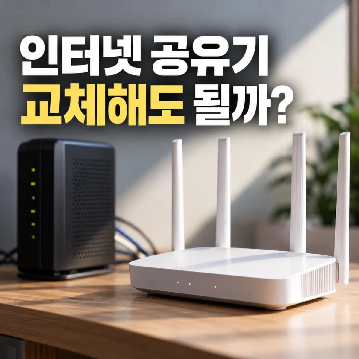 인터넷 신규가입 후 개인 공유기로 교체해도 될까? 임대료·반납 기준