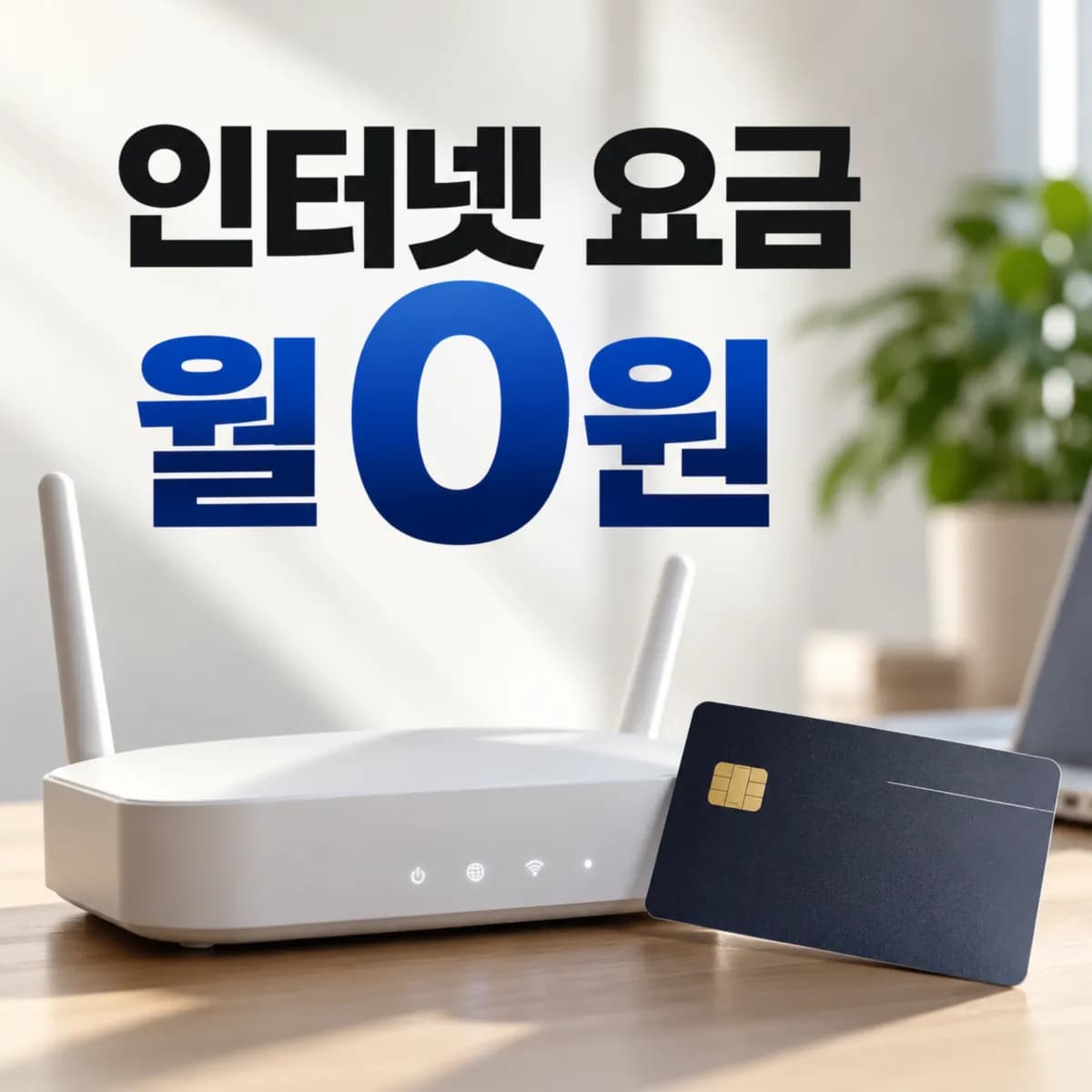 인터넷 요금 월 0원 광고 진짜 가능할까? 제휴카드·결합할인 조건 계산