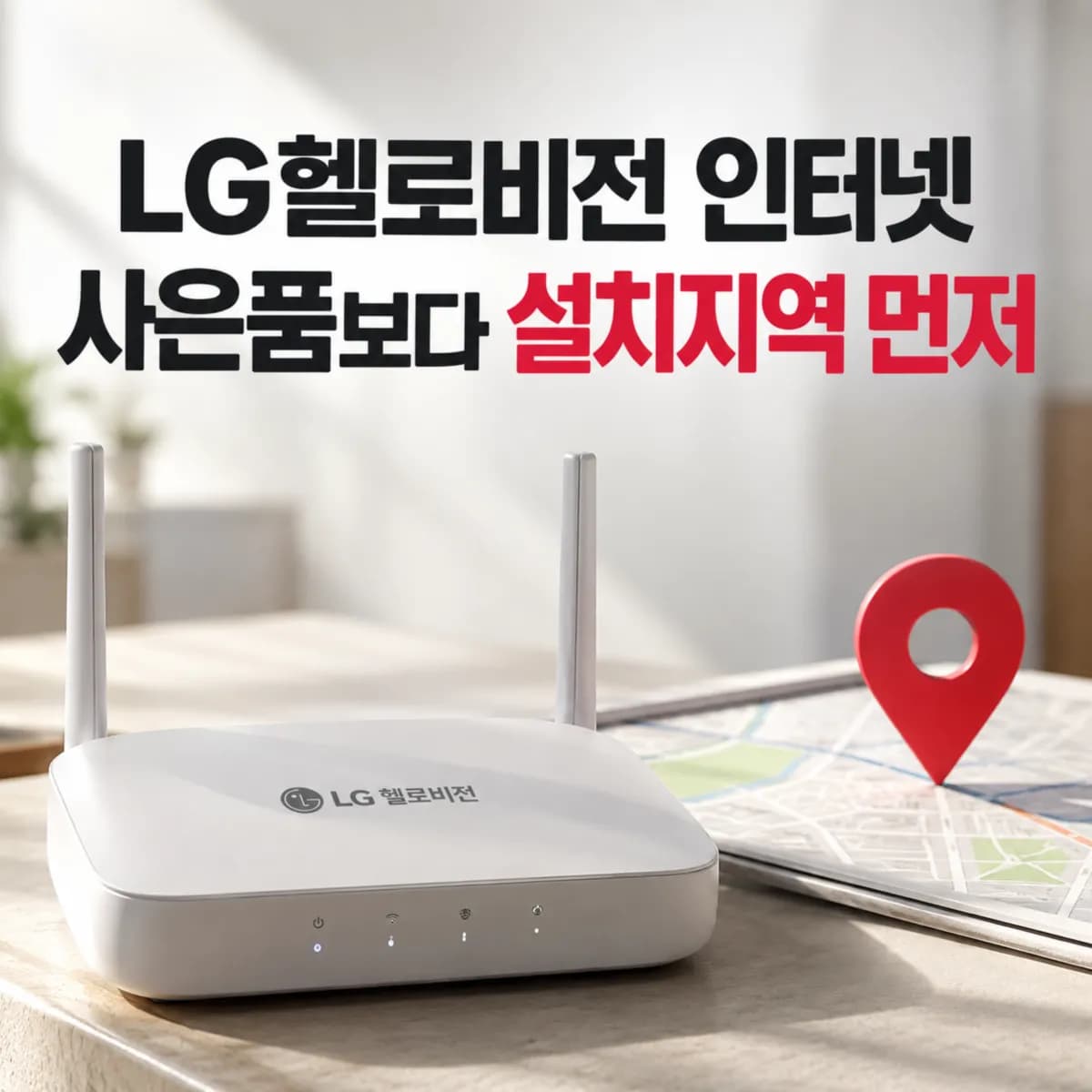LG헬로비전 인터넷 사은품 많이주는곳 찾기 전에 설치지역부터 확인해야 하는 이유