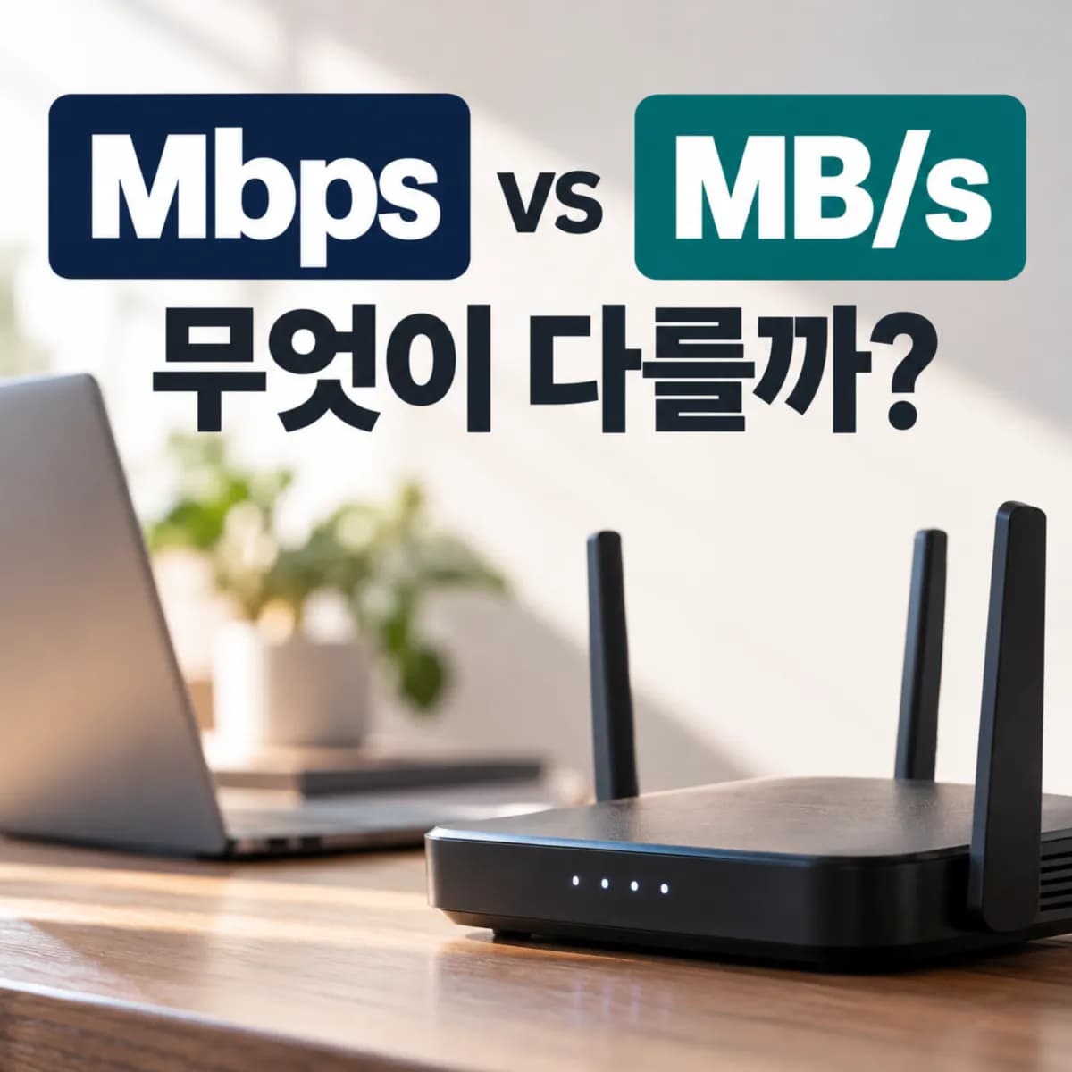 Mbps와 MB/s 차이, 100메가 인터넷 다운로드 속도가 12.5MB/s인 이유