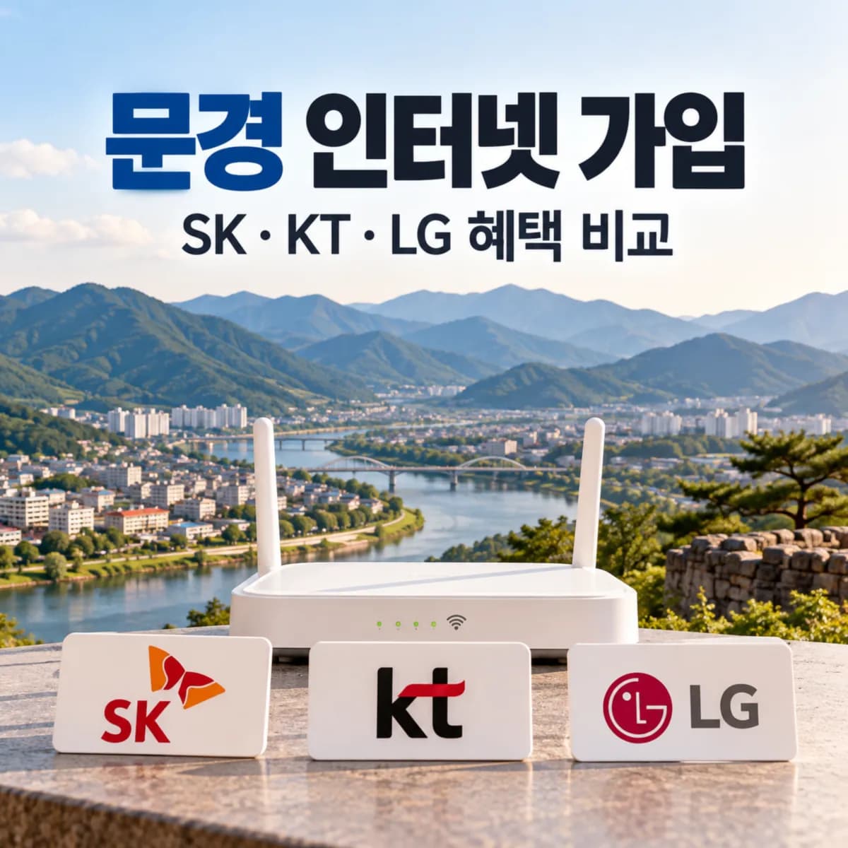 경북 문경 인터넷 가입 설치 SK KT LG 사은품 혜택 비교