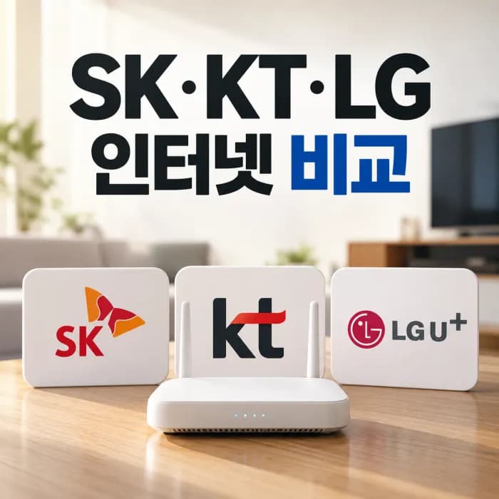 SK KT LG 인터넷 비교, 요금 같다면 대칭형·결합·TV를 보세요