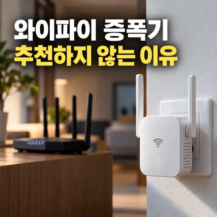 와이파이 증폭기 추천하지 않는 이유, 메시 와이파이가 나을까?