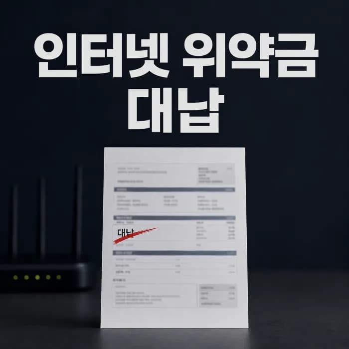 인터넷 위약금 대납 광고, 사기 의심해야 하는 이유와 안전한 해결법