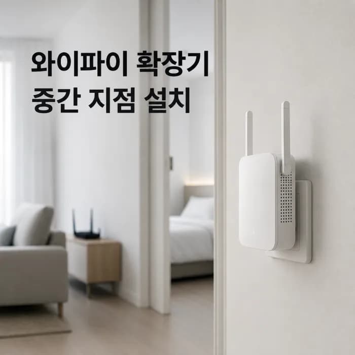 와이파이 확장기 설치 위치, 안 터지는 방에 꽂으면 느린 이유