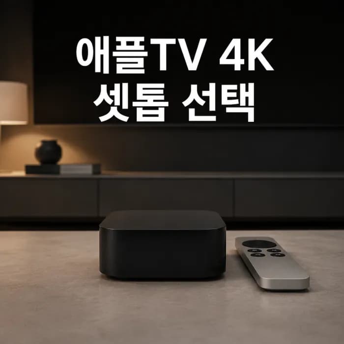 애플TV 4K 셋톱박스 vs 통신사 셋톱박스, 화질과 실시간 방송 선택 기준