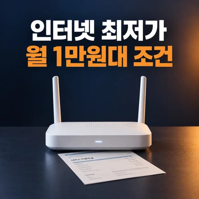 가장 저렴한 인터넷 요금제, 월 1만원대로 쓰는 현실적인 방법 2026년