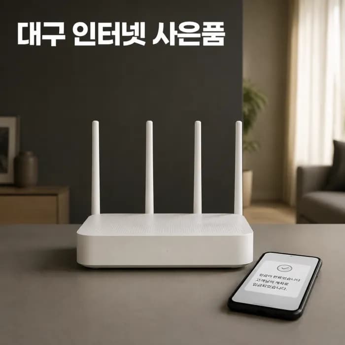 대구 인터넷 가입 사은품 비교, 당일 지급 전 확인할 조건