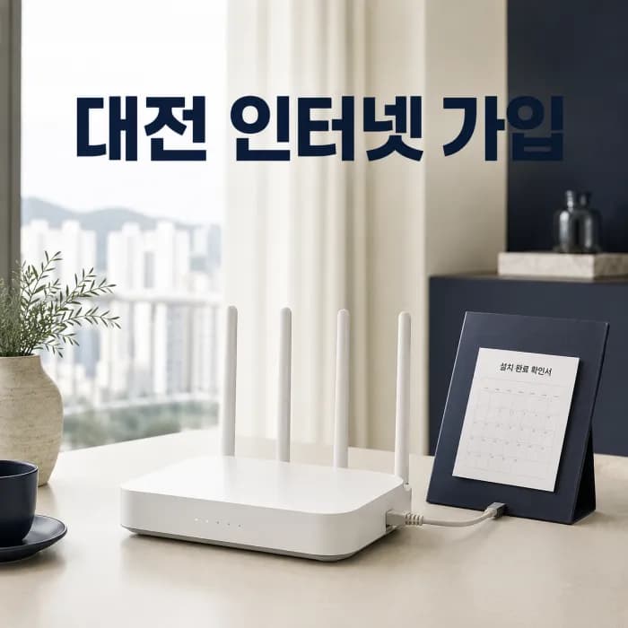 대전 인터넷 가입 비교사이트 선택 전 당일 설치 조건 확인법