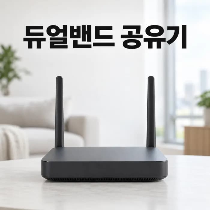 듀얼밴드 공유기란? 2.4GHz와 5GHz 차이와 연결 기준