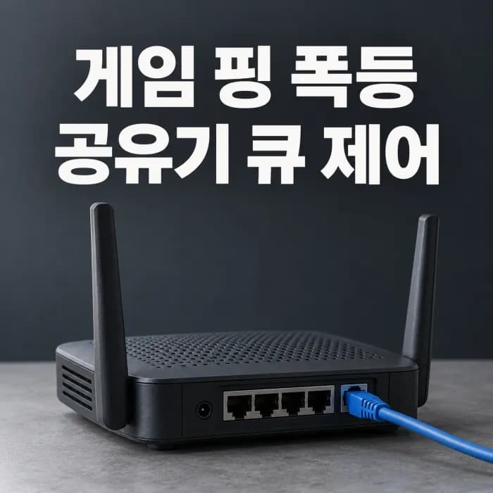 게임 핑 폭등 줄이기: OpenWrt CAKE 설정과 검증 순서