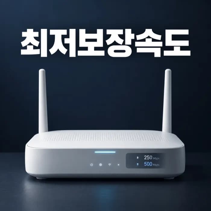 최저보장속도 기준 통신 3사 500M·1G 요금 감면과 무위약금 해지 조건