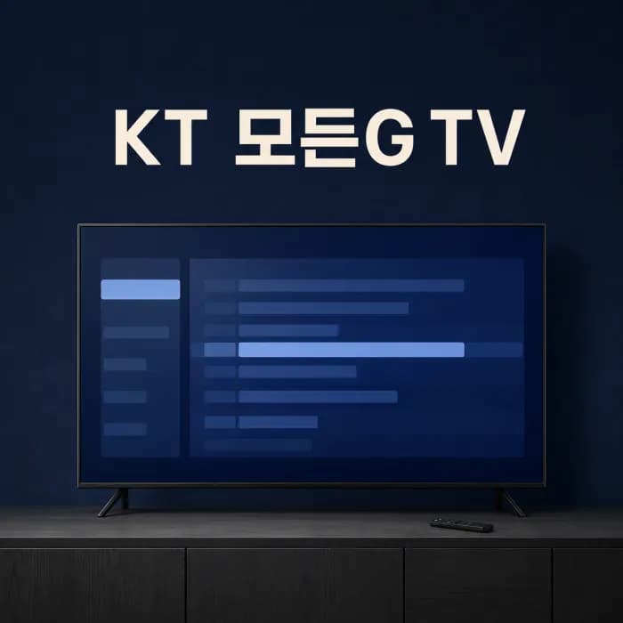 KT 모든G TV 채널번호 255개, 베이직보다 필요한 가정은 어디일까