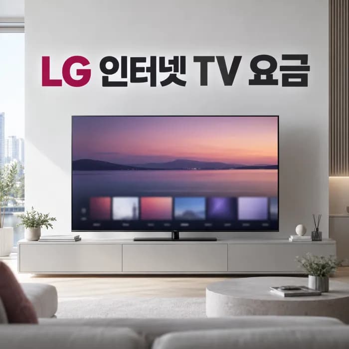 LG 인터넷 TV 요금 비교, 100M 실속형부터 프리미엄까지