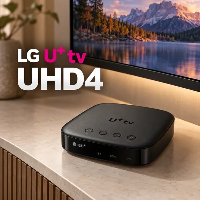 LG U+tv UHD4 셋톱박스 기능 총정리 AI 음향부터 돌비 비전까지