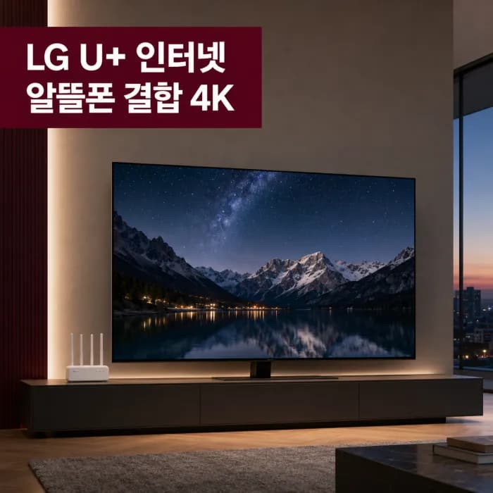 유플러스인터넷 가입, 알뜰폰 결합과 넷플릭스 4K 가구 판단 기준