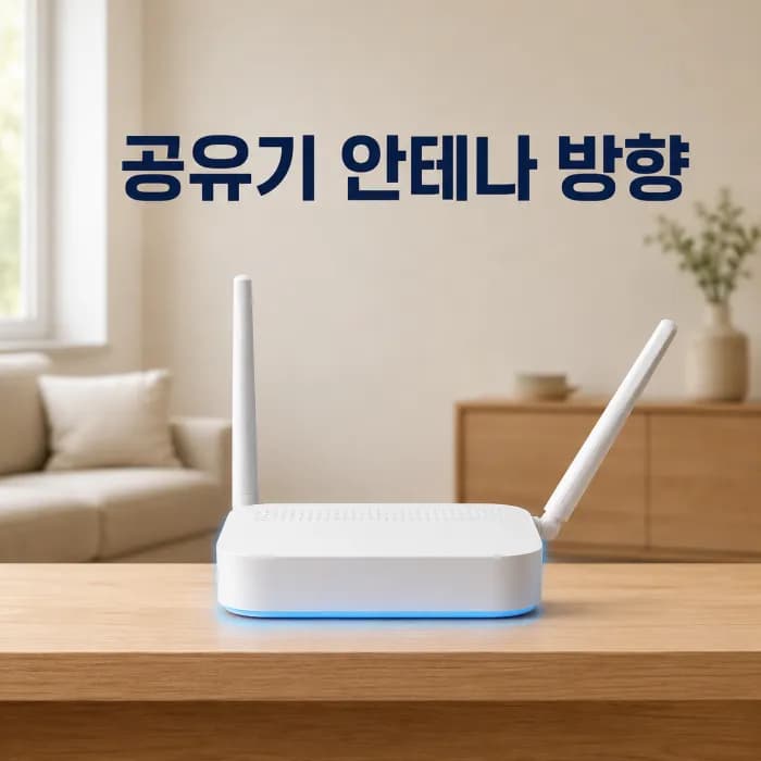 공유기 안테나 방향, 아파트와 복층집은 어떻게 달라질까