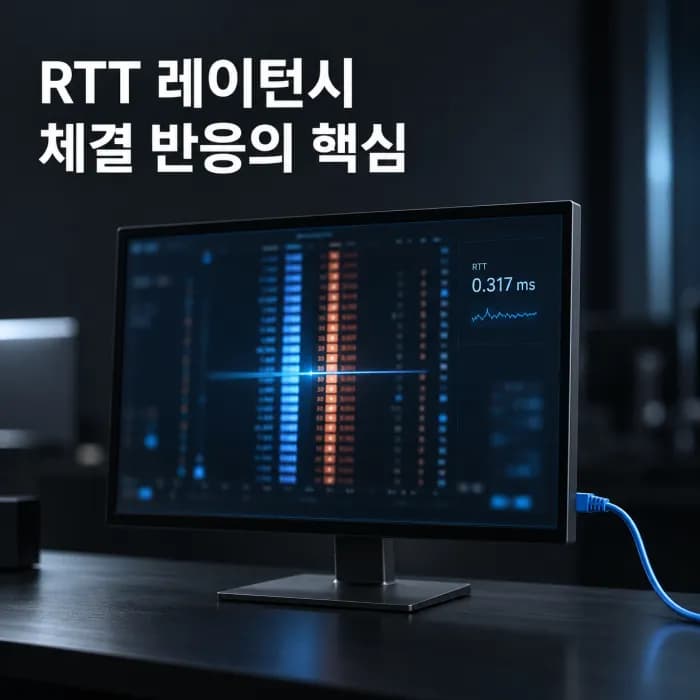 스캘핑 인터넷 환경, 100M·1G보다 RTT 레이턴시가 체결 반응을 좌우하는 이유
