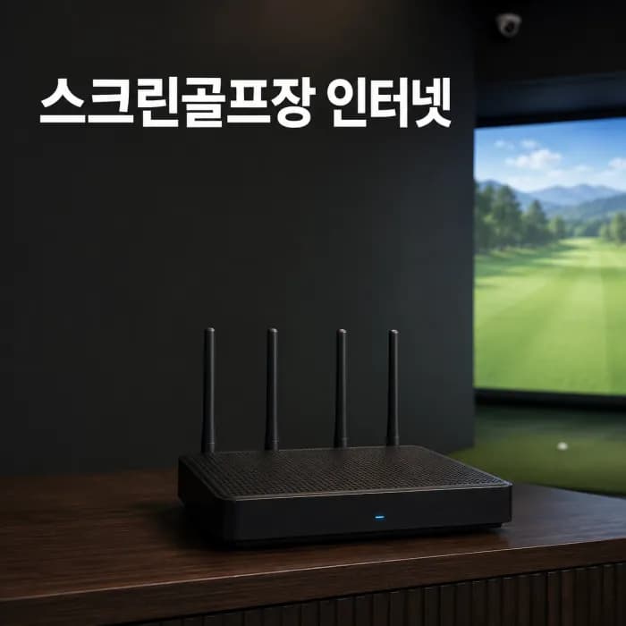 스크린골프장 인터넷 속도는 얼마나 필요할까? 타석·CCTV·와이파이 사용 기준
