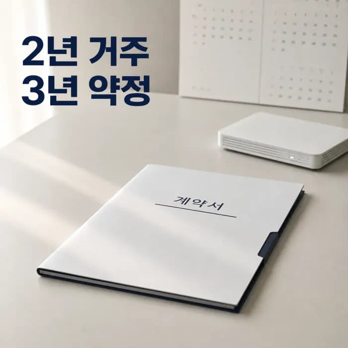 2년 뒤 이사 가더라도 2년 약정 대신 3년 약정 가입 후 해지가 유리 이유