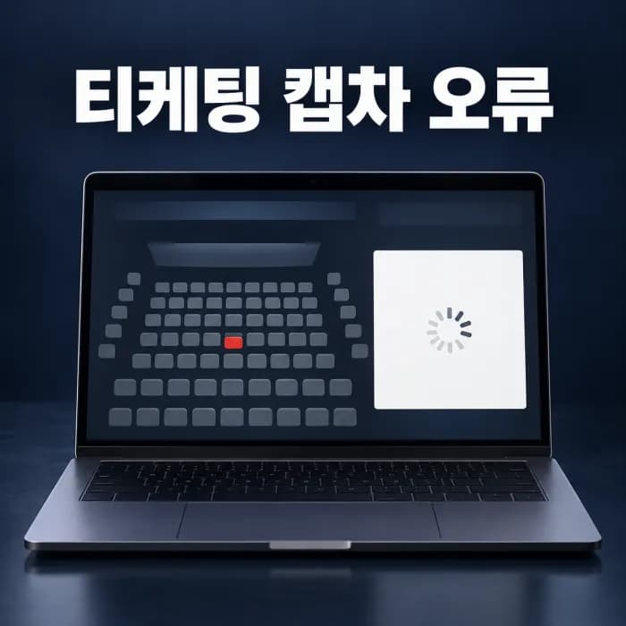 티케팅 캡차 안뜸 원인, 좌석 잡고 보안문자에서 멈추는 PC 해결법