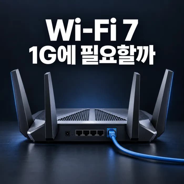 Wi-Fi 7 공유기, 1기가 인터넷에서 바꿀 실익이 있을까