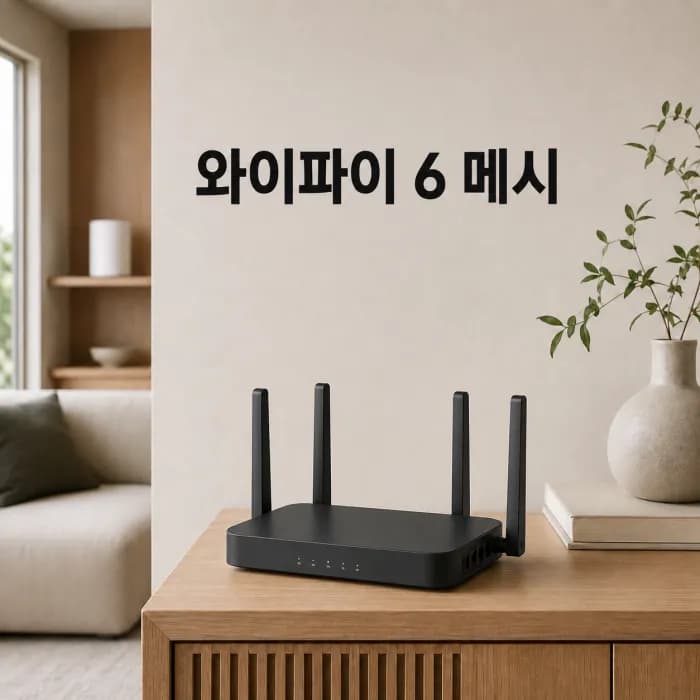 스마트홈 기기 15개 넘는 집은 속도보다 와이파이 6 공유기 2대(메시)가 정답인 이유